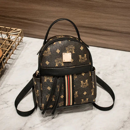 Fashionable Women's Digital Print Mini Backpack