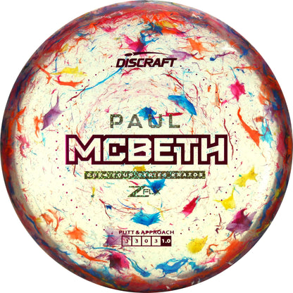 Discraft Paul McBeth 2024 Tour Series Jawbreaker Z FLX Kratos Putt and Approach Disc