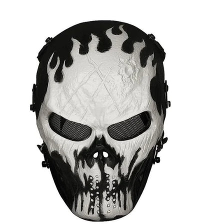 Outdoor Tactical Gear with Skull Protection Mask