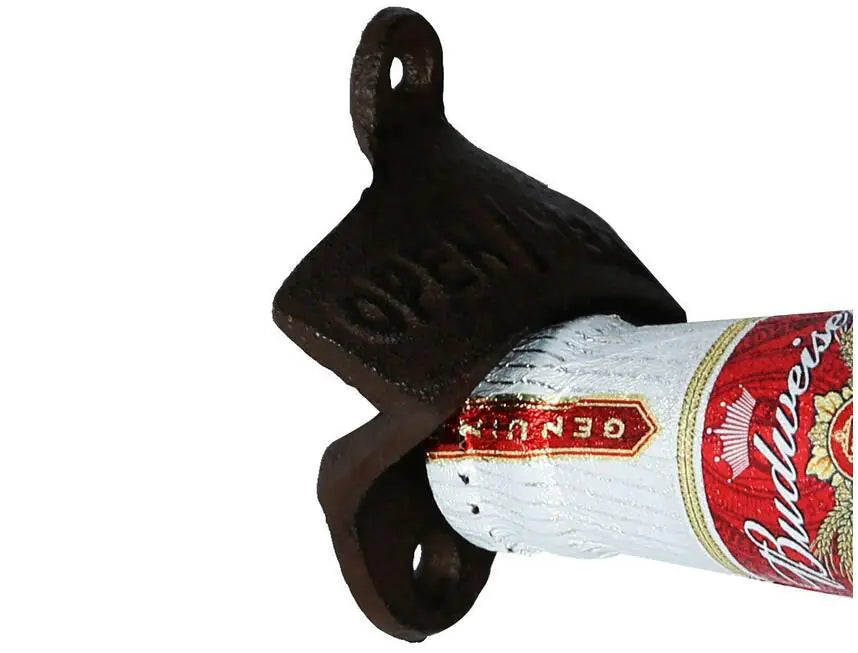 Vintage Wall-Mounted Cast Iron Bottle Opener
