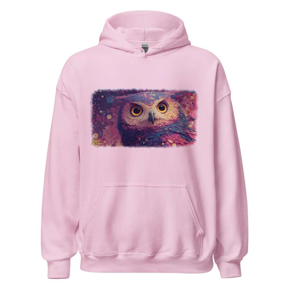 DRIP FACTORY OWL HAVEN COZY HOODIE