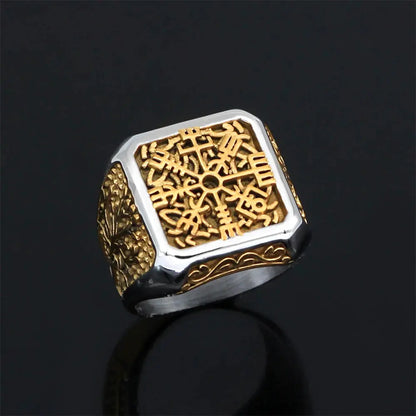 "Men's Titanium Tree of Life Band
