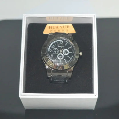Creative Windproof Rechargeable Lighter Watch for Men