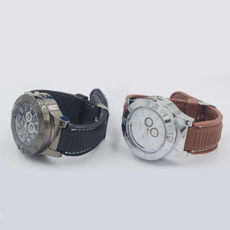 Creative Windproof Rechargeable Lighter Watch for Men