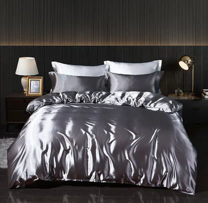 Cotton Four-piece Comforter Bed Hat In White