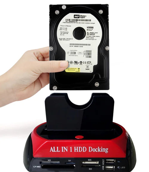2.5/3.5 HDD Docking Station with Card Reader