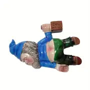 "Mischievous Drunken Gnome Statue"