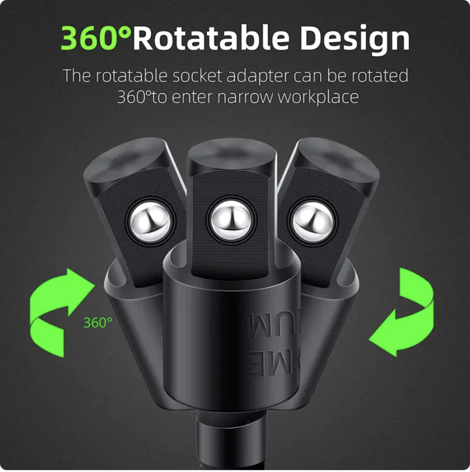 Impact Socket Adapter Set for Electric Drills
