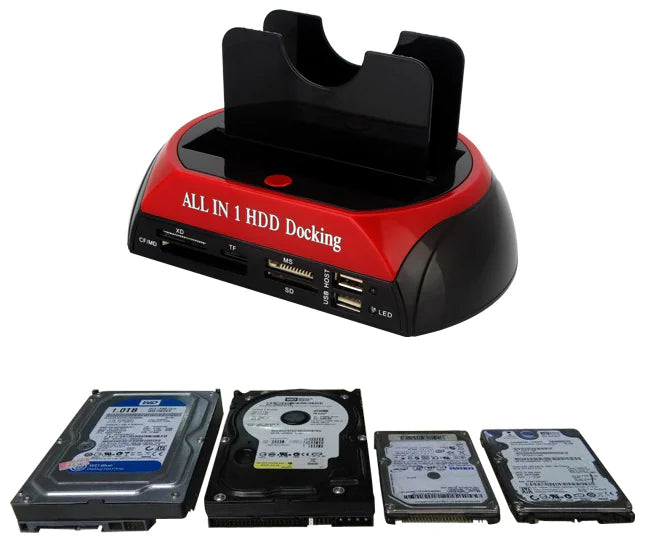 2.5/3.5 HDD Docking Station with Card Reader