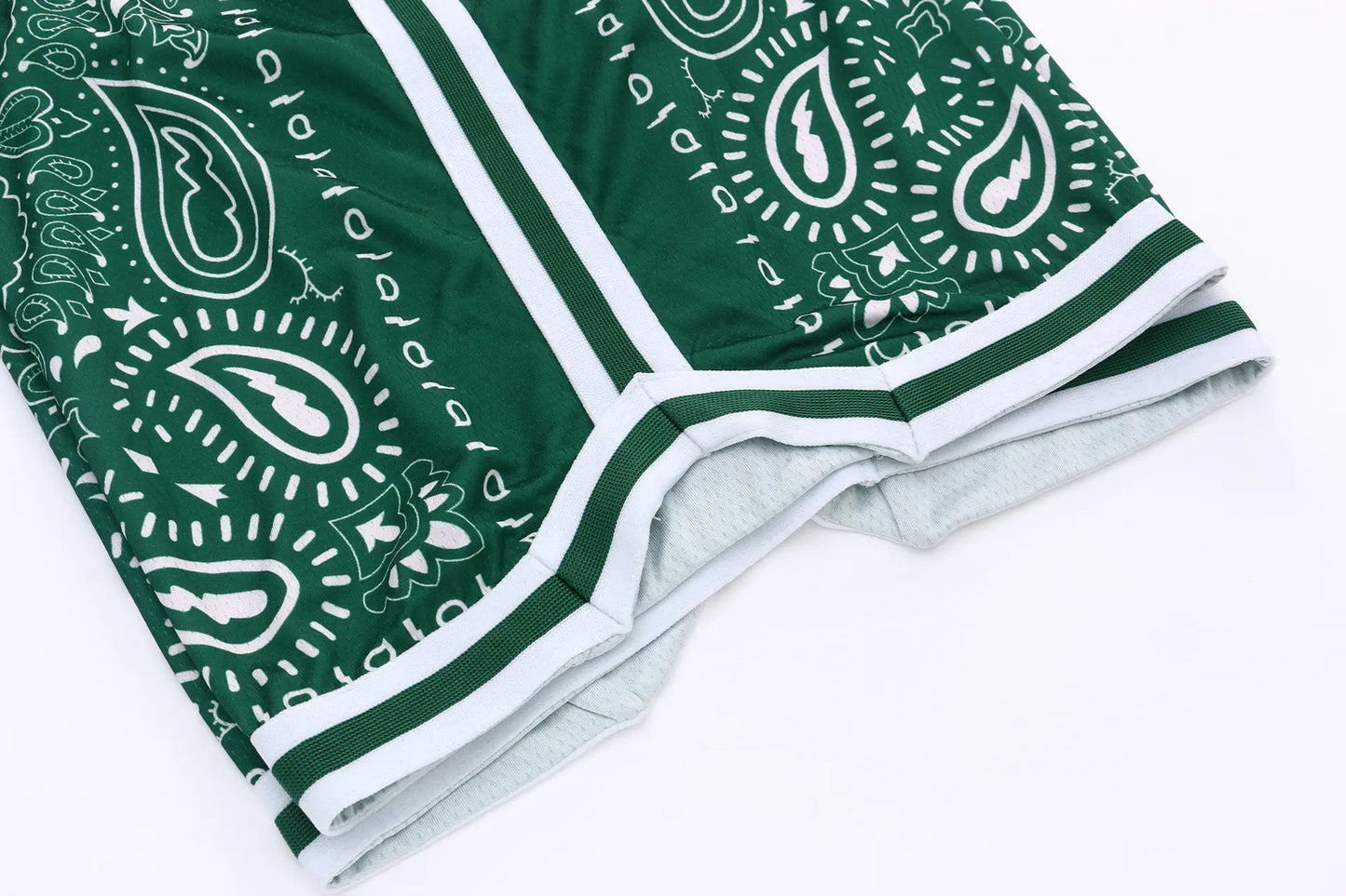 Cashew Flower Men's Casual Loose Basketball Shorts