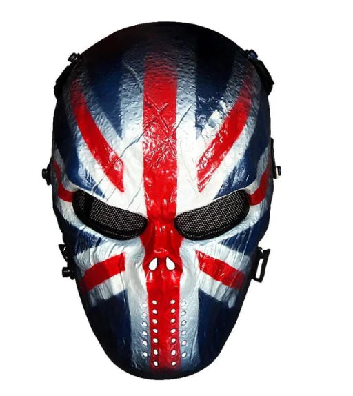 Outdoor Tactical Gear with Skull Protection Mask