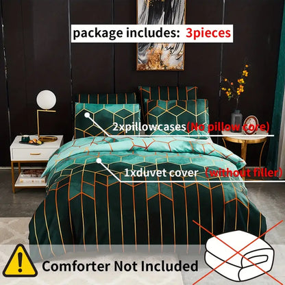 Stylish Retro Microfiber Bedding Set for Bedroom Upgrade