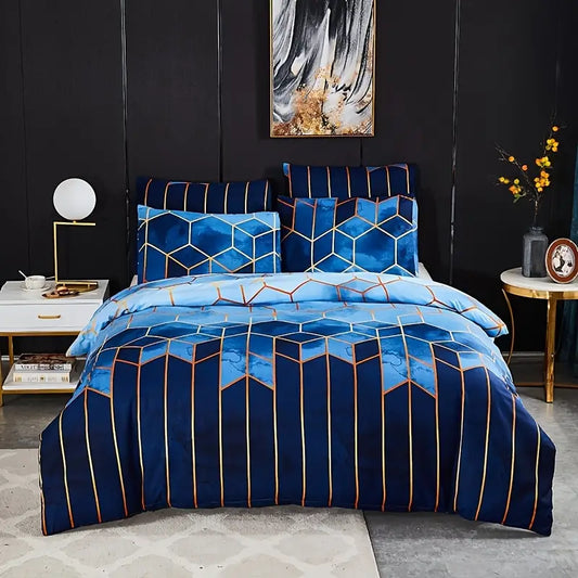 Stylish Retro Microfiber Bedding Set for Bedroom Upgrade