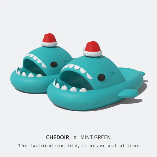 "Summer Unisex Shark Slippers - Stylish EVA Footwear"
