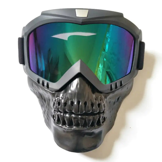 Demon Skull Mask for Motorcycle Outdoor Sports