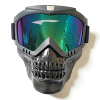 Demon Skull Mask for Motorcycle Outdoor Sports