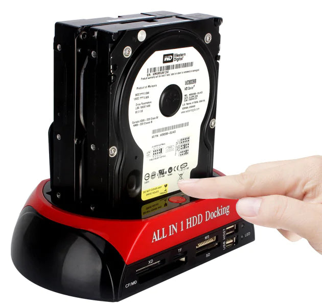 2.5/3.5 HDD Docking Station with Card Reader