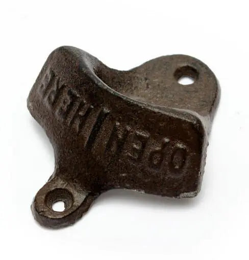 Vintage Wall-Mounted Cast Iron Bottle Opener