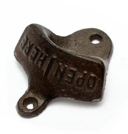 Vintage Wall-Mounted Cast Iron Bottle Opener